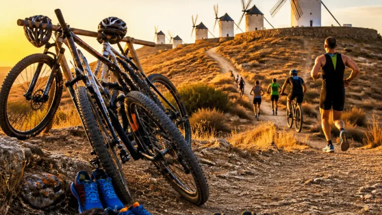 XXVI Duatlón Cross de Alcázar de San Juan reúne a 70 participantes en el entorno de los molinos